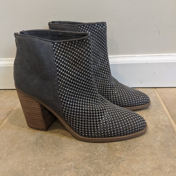 Madden Girl Mocha Booties Grey- Womens - Picture 2 of 3